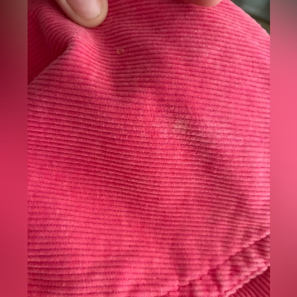 Mossimo WomenFront Button Collar Corduroy Pink Double-Breasted Pea Coat Jacket - Picture 13 of 14